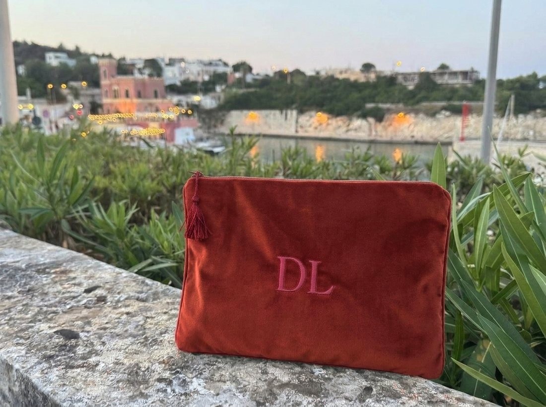 La pochette · Velluto grande — Mattone