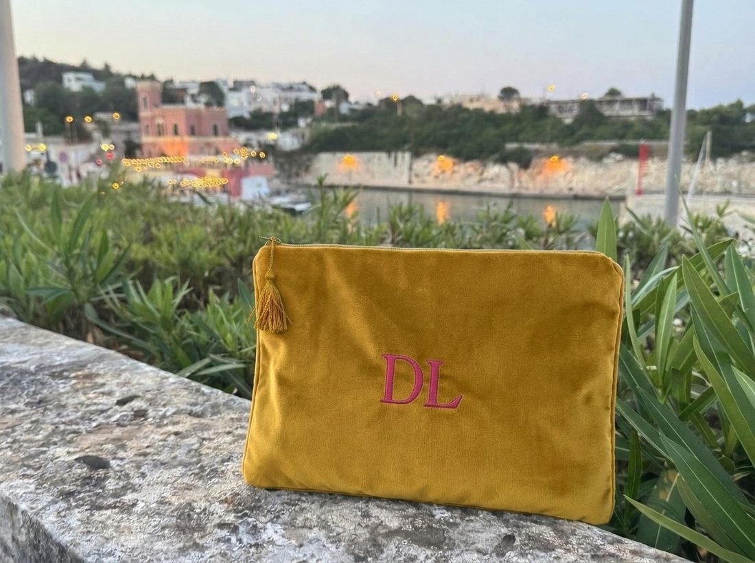 La pochette · Velluto grande — Senape